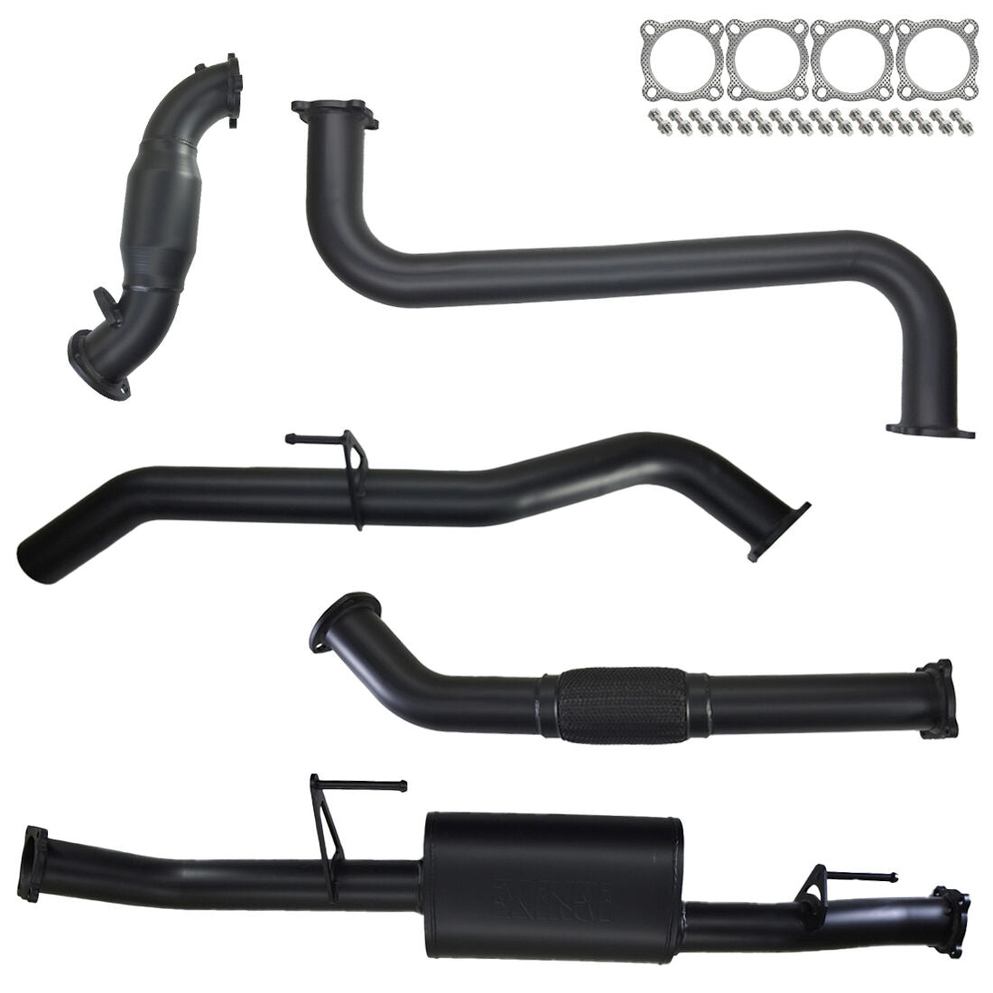 Nissan D40 Navara Exhaust 2.5L Manual Turbo Back 3" Systems