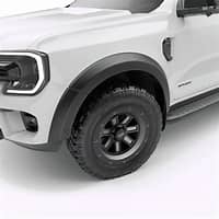 $169 FORD EVEREST NEXT GEN 2022 - onwards FACELIFT, FRONT & REAR slim matte black FLARES