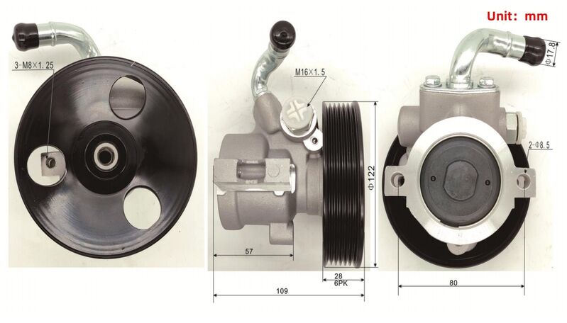 Machter Power Steering Pump With Pulley Fit For Holden Captiva 7 CG 2007-2011 2.0L TD Diesel