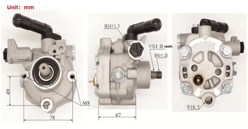 Machter Power Steering Pump Without Pulley Fit For Subaru Liberty GT Impreza WRX G3 Forester Petrol Turbo Only 34430-FG040