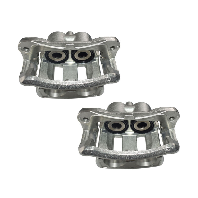 2 x Front LH + RH Disc Brake Caliper Set Dual Piston Fit For Nissan Patrol GU Y61 1997-2016