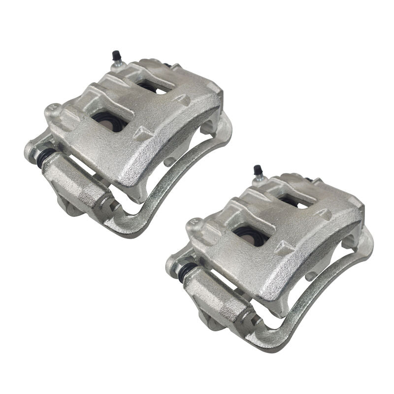 2 x Front LH + RH Disc Brake Caliper Set Dual Piston Fit For Nissan Patrol GU Y61 1997-2016