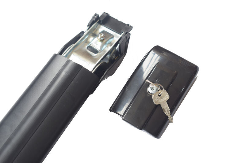 BLACK Cross bars Roof Racks Fit For 1999-On Mitsubishi Pajero With Keys 280KG