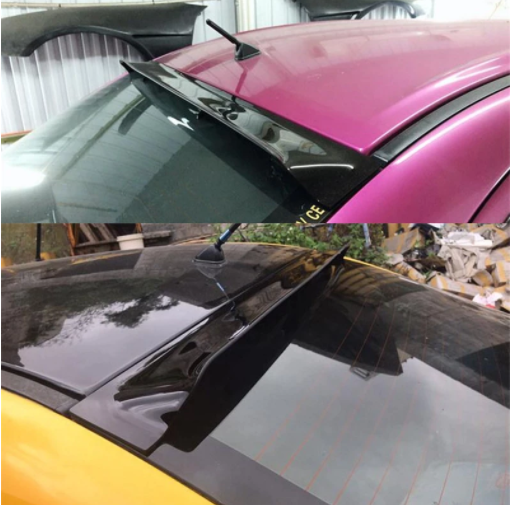 Rear Screen Roof Visor Spoiler Kit Fit For Mitsubishi Lancer/EVO CJ Sedan 2007-2017 Wing Tail Fin 3D Style