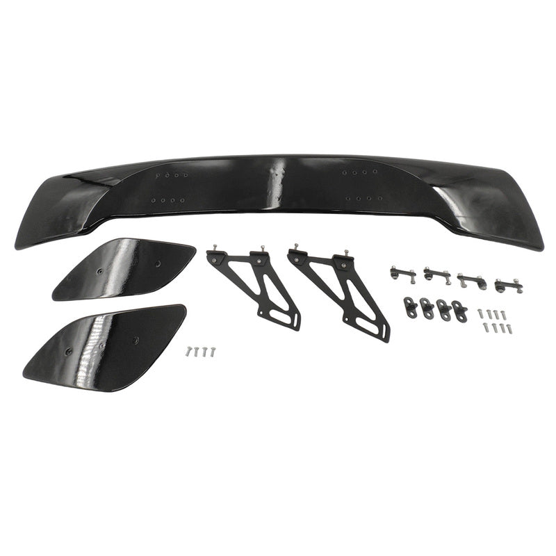 Adjustable 46" GT Style Rear Trunk Racing Spoiler Fit For Mitsubishi Lancer 2002-2017