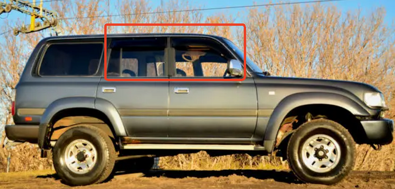 Door Window Channel Bailey Rubber Kit Fit For Toyota LandCruiser 80 Series HZJ80 HDJ80 HDJ81 FZJ80 FJ80