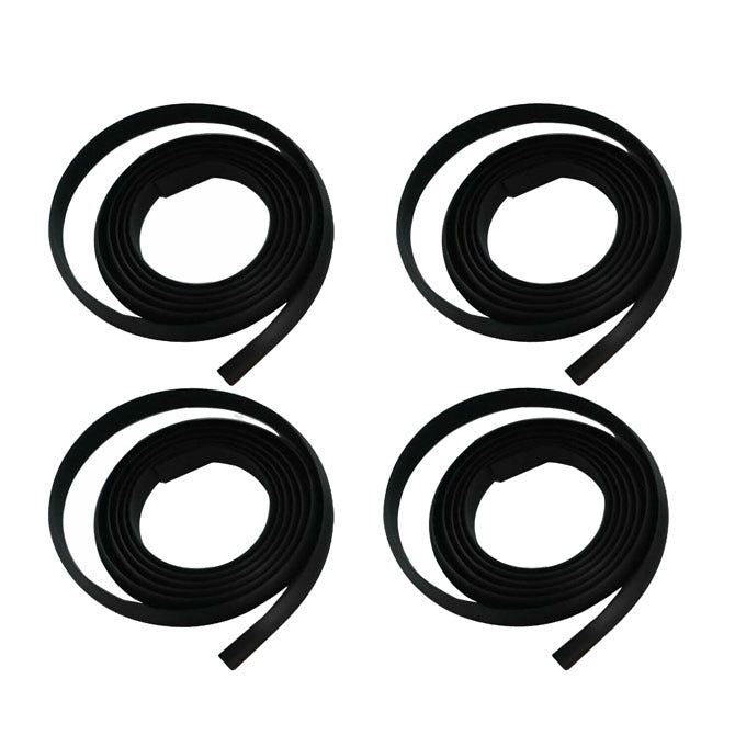 4PCS Wheel Arch Flare Rubber Seal Fit For Toyota Landcruiser 80 series 1990-1998