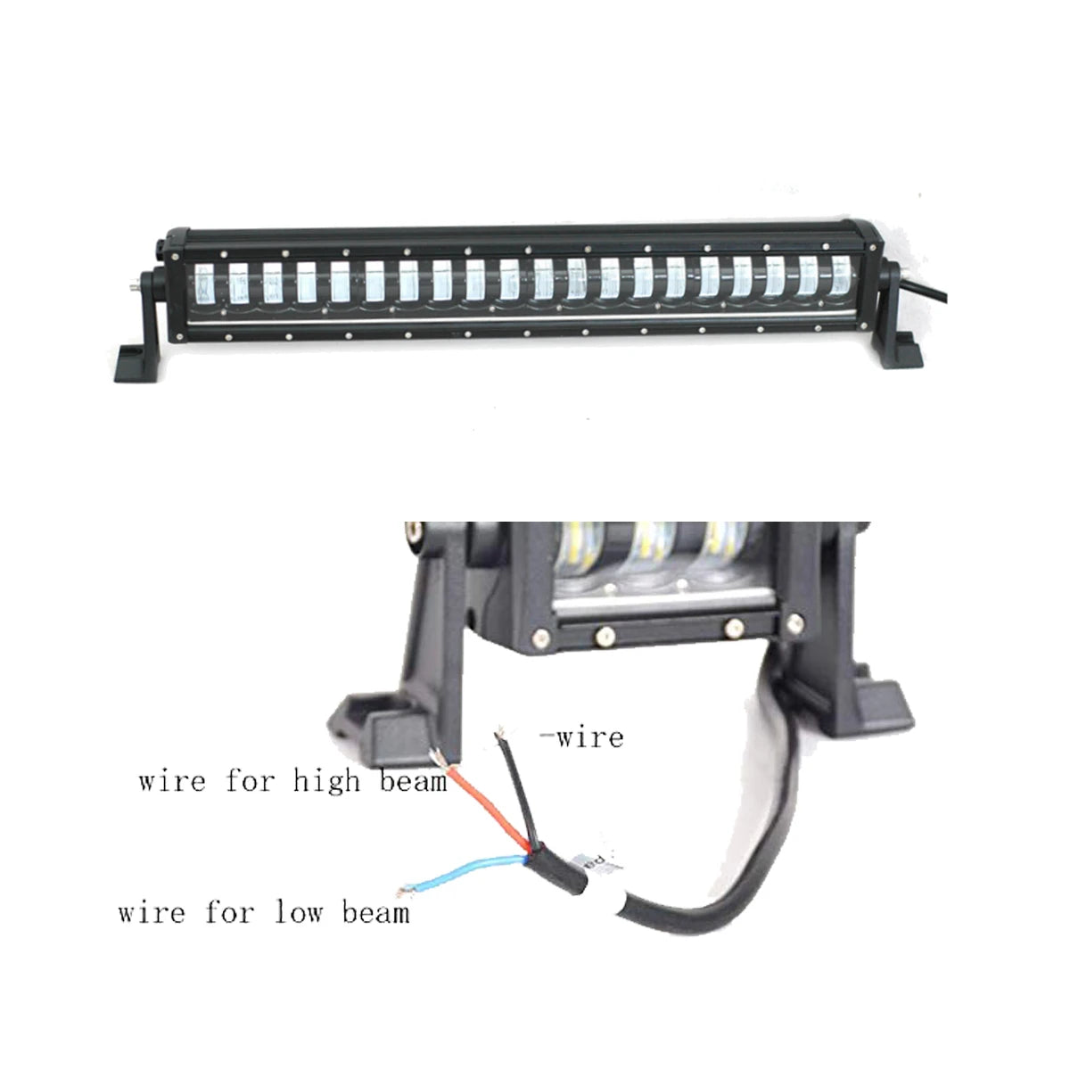 Ramped Up universal LED LIGHT BAR 240w - WHITE (88.5cm)