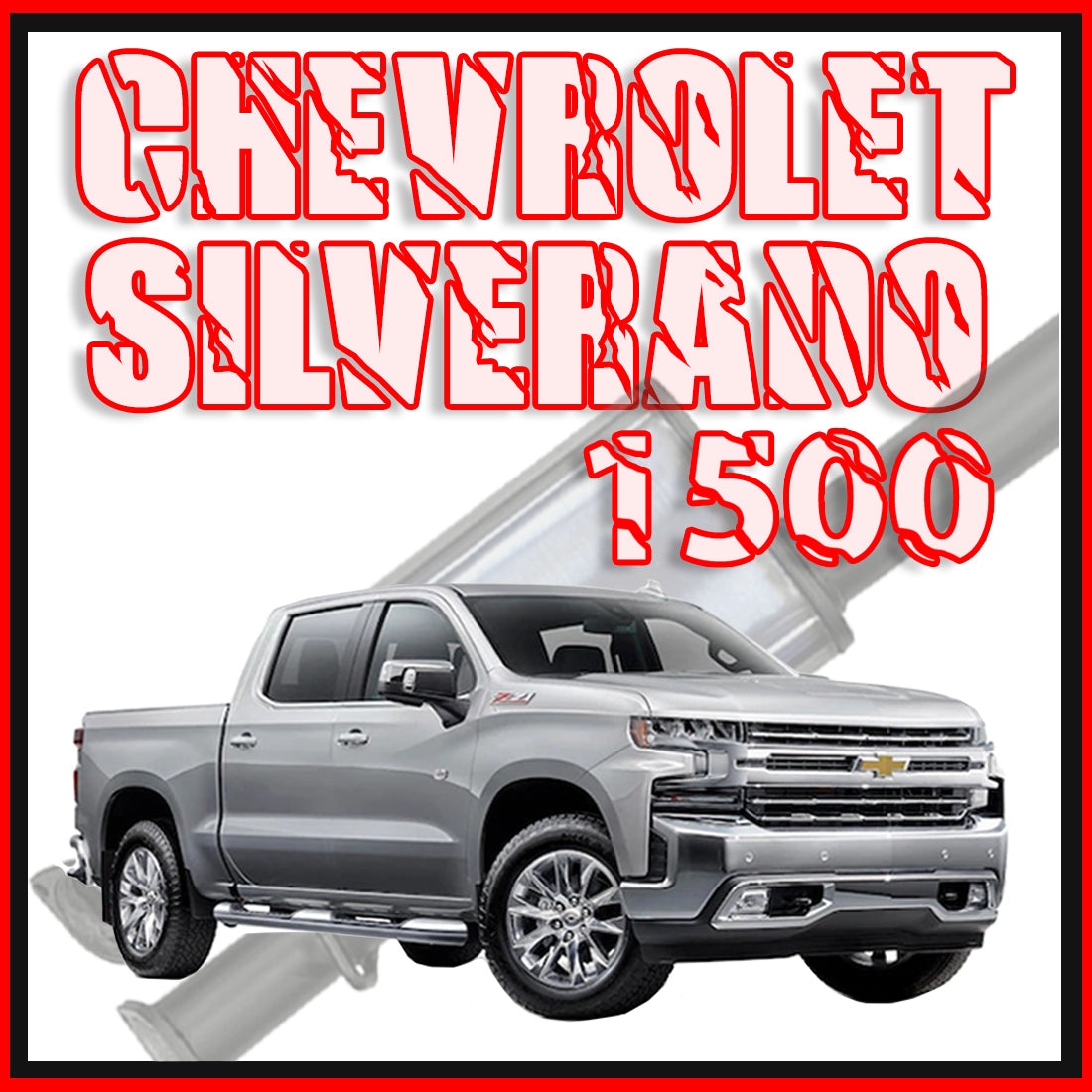 Chevrolet Silverado 1500 Exhaust 6.2L V8 Cat Back Single 3.5" to 3" Dual Systems