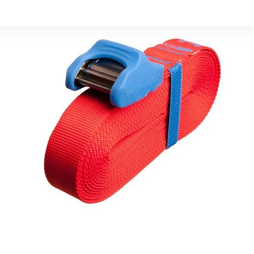 Tie Down with Silicone Cam Cover 5.5m Blue