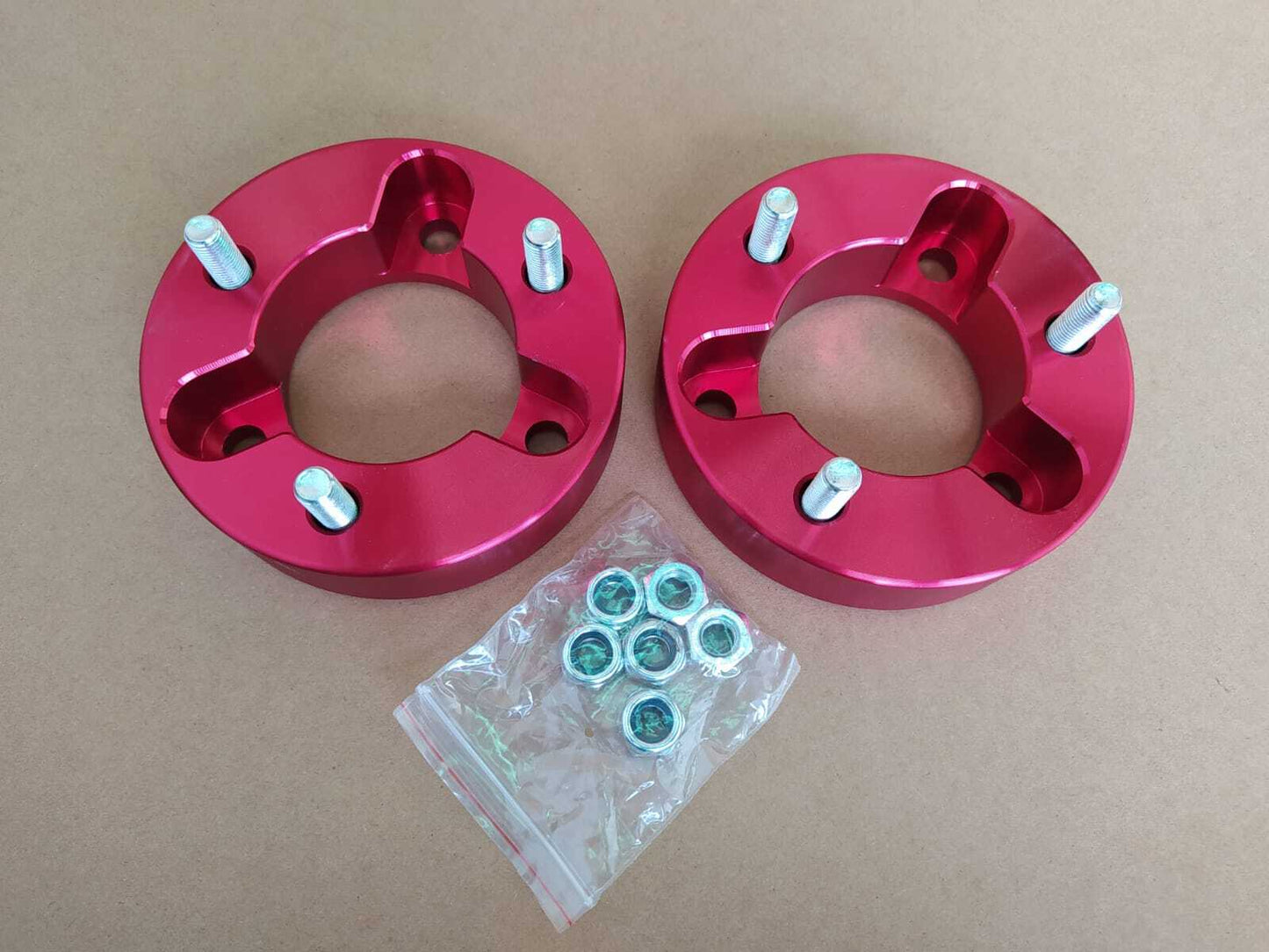 STRUT SPACERS 32MM FOR NISSAN NAVARA D40 FRONT COIL STRUT SHOCK LIFT 2005 - 2014