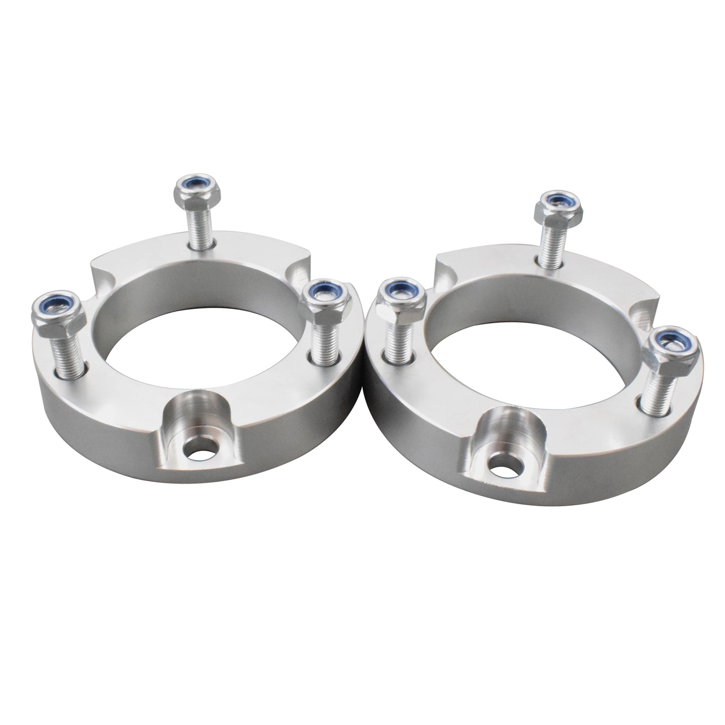 25mm Front Coil Strut Shock Spacer Lift Kit Fit For Toyota Hilux VIGO 2005-14 4WD Silver