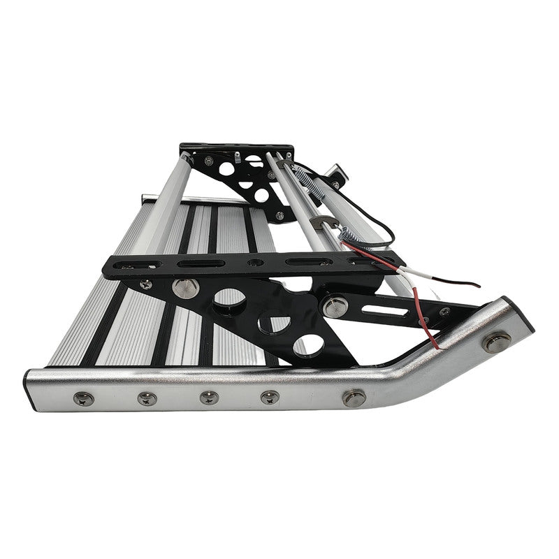 Caravan Step Aluminium Manual Folding Camper Trailer Motorhome RV With LED Light