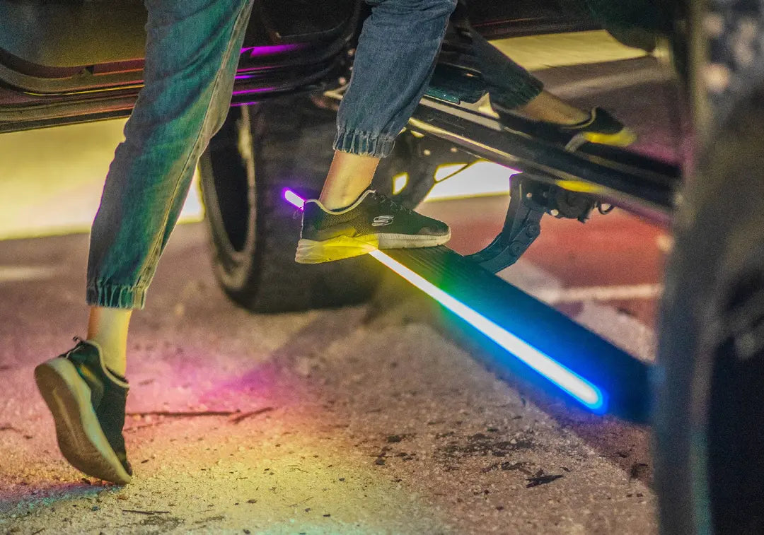 Ramped Up Power Boards Electric Led Side Steps for ISUZU D-MAX 2020+ onwards