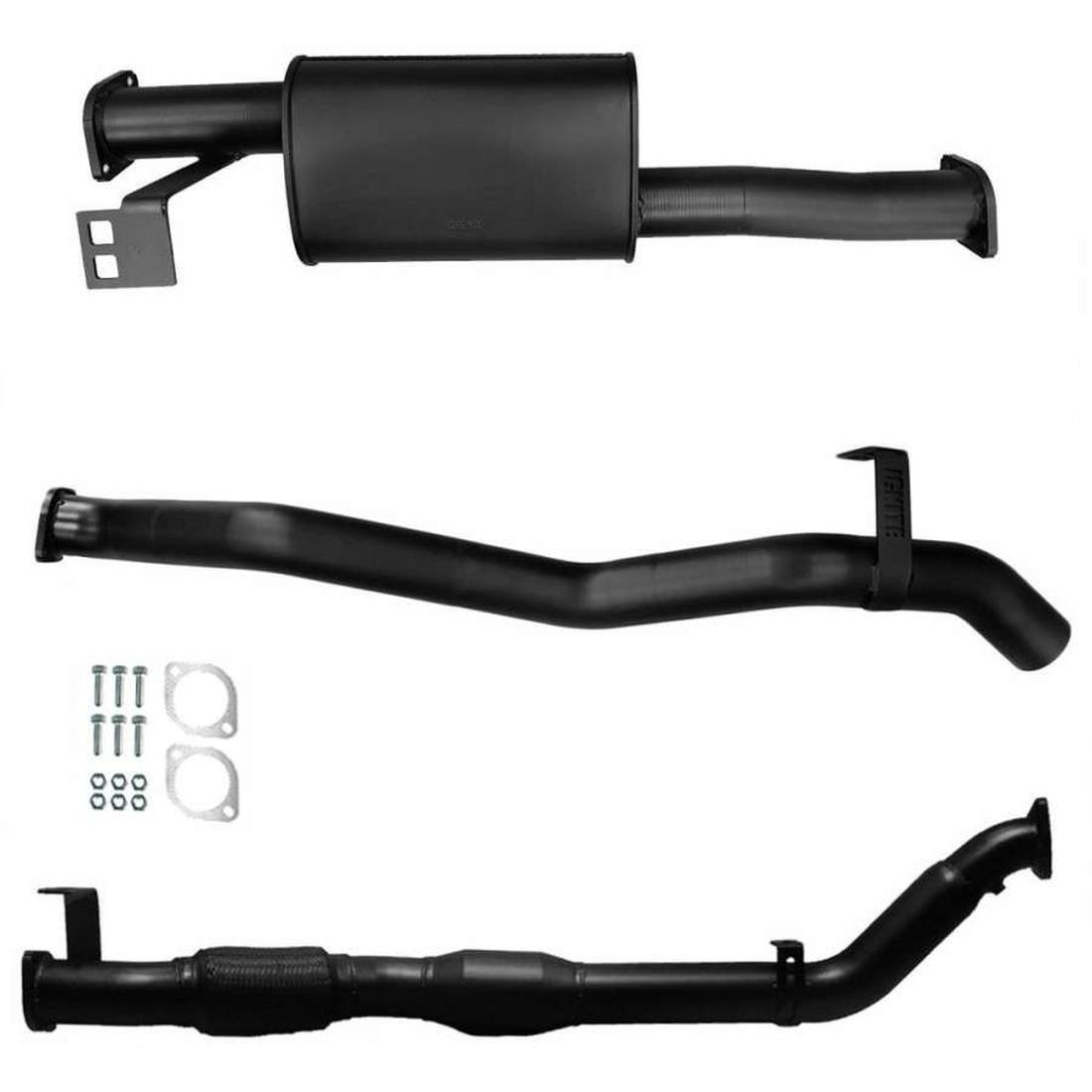 Toyota Landcruiser Exhaust 76 Series Wagon 3" Turbo Back Systems