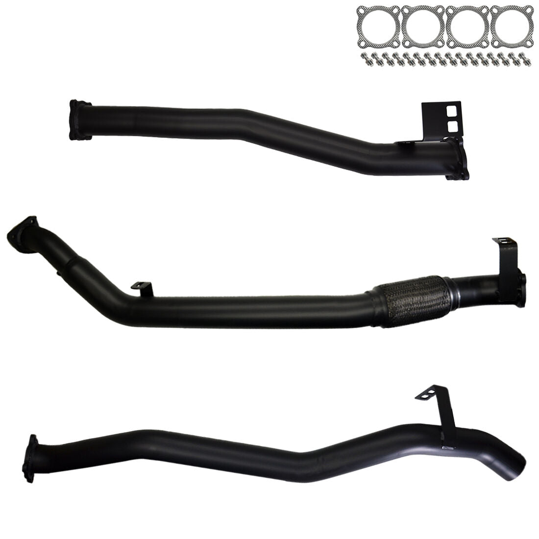 Toyota Landcruiser Exhaust 76 Series Wagon 3" Turbo Back Systems