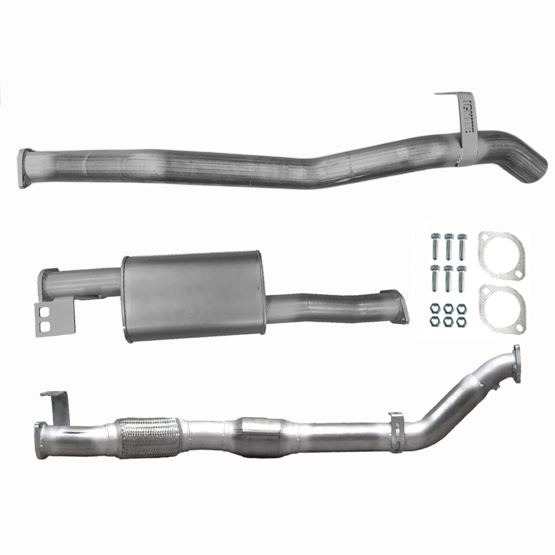 Toyota Landcruiser Exhaust 76 Series Wagon 3" Turbo Back Systems