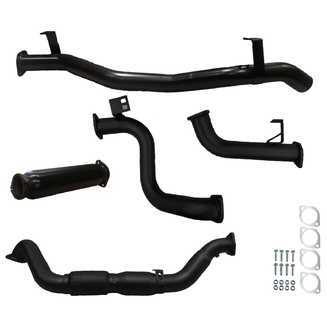 Toyota Landcruiser Exhaust 78 Series Troop Carrier 3" Turbo Back Systems