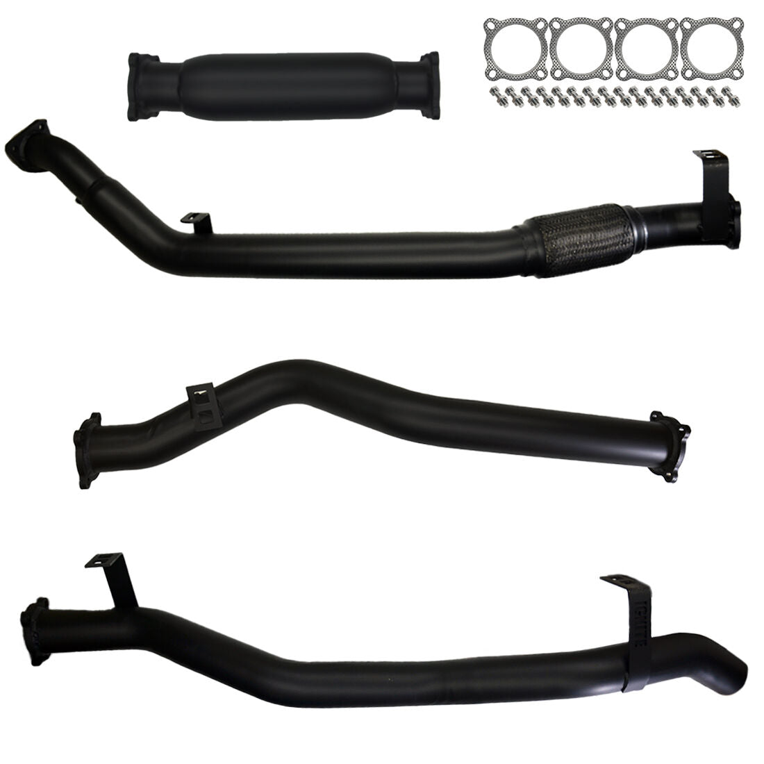 Toyota Landcruiser Exhaust 79 Series Dual Cab 3" Turbo Back Systems