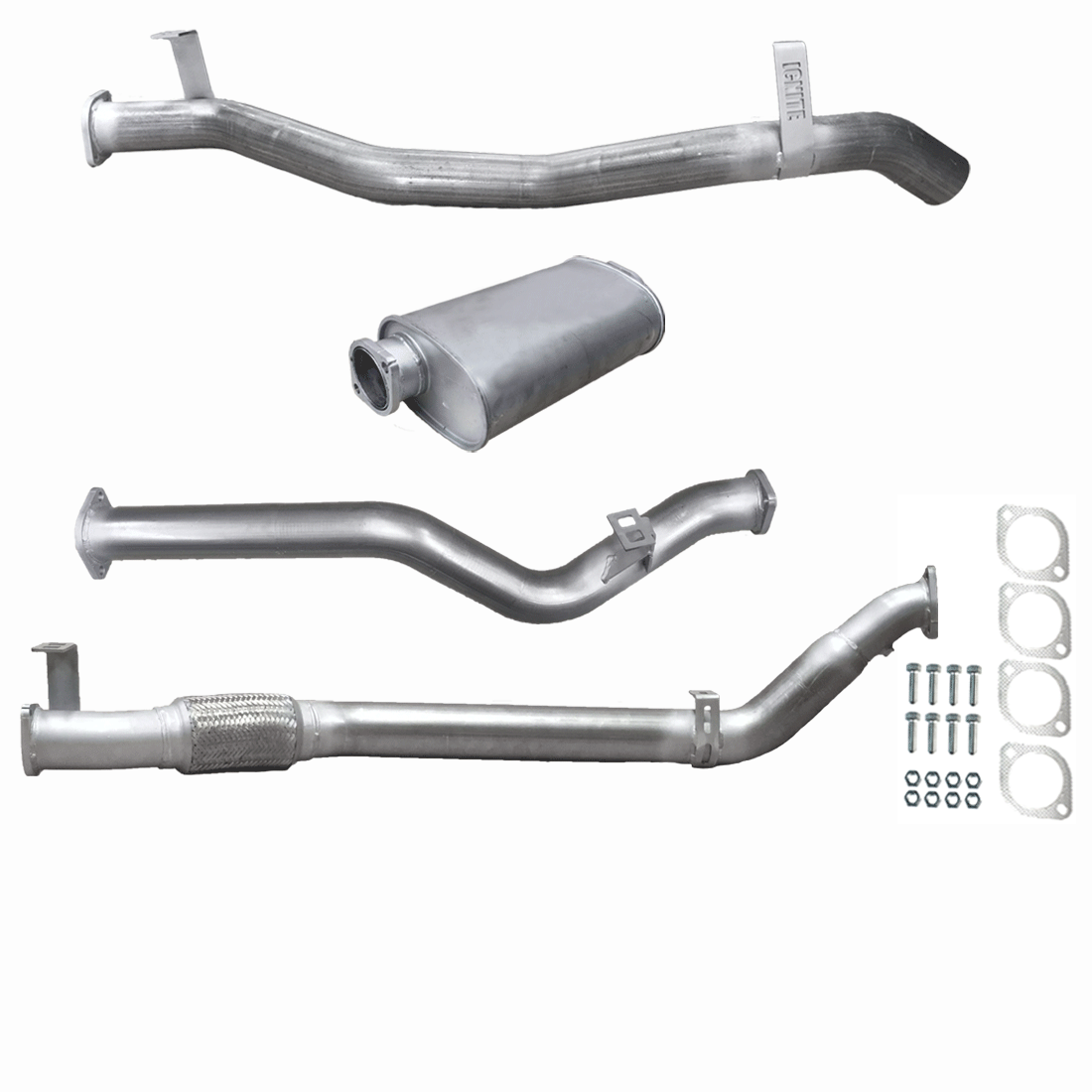 Toyota Landcruiser Exhaust 79 Series Dual Cab 3" Turbo Back Systems