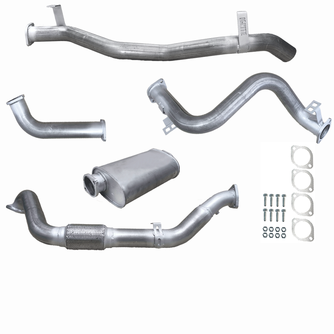 Toyota Landcruiser Exhaust 79 Series Single Cab 3" Turbo Back Systems