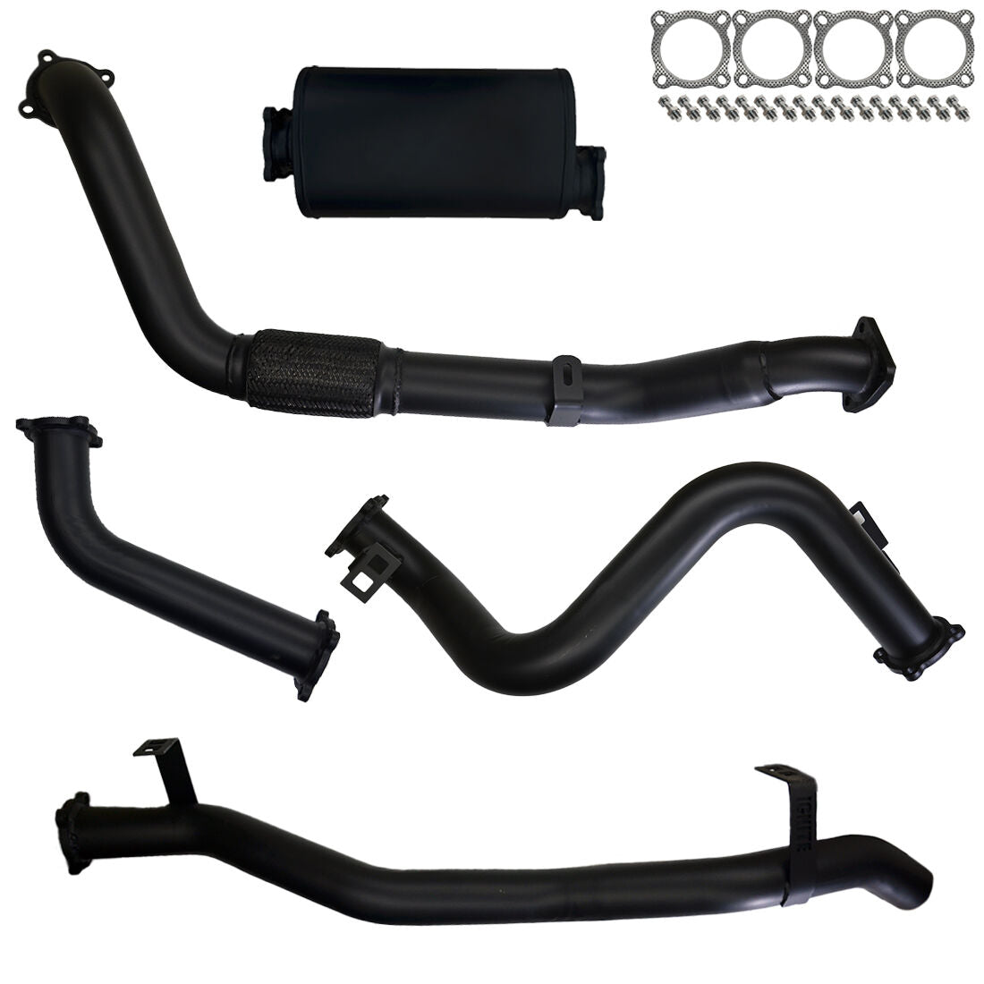 Toyota Landcruiser Exhaust 79 Series Single Cab 3" Turbo Back Systems