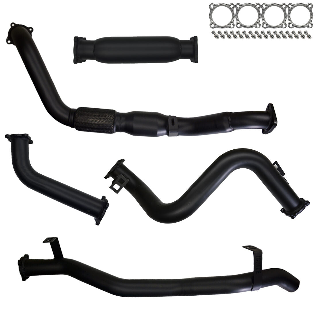 Toyota Landcruiser Exhaust 79 Series Single Cab 3" Turbo Back Systems