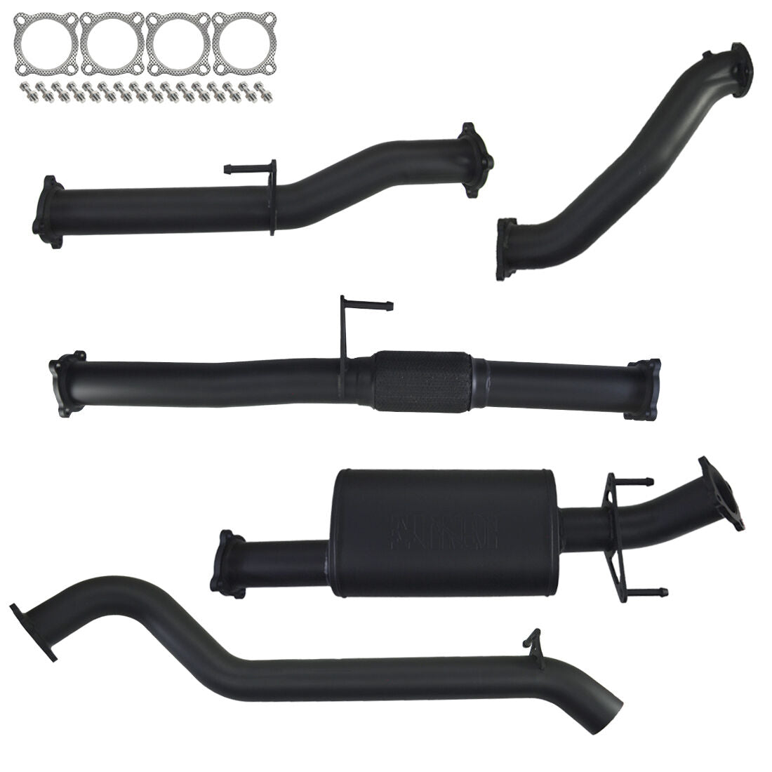 Toyota Hilux Exhaust 3L D4D 3" Turbo Back Systems