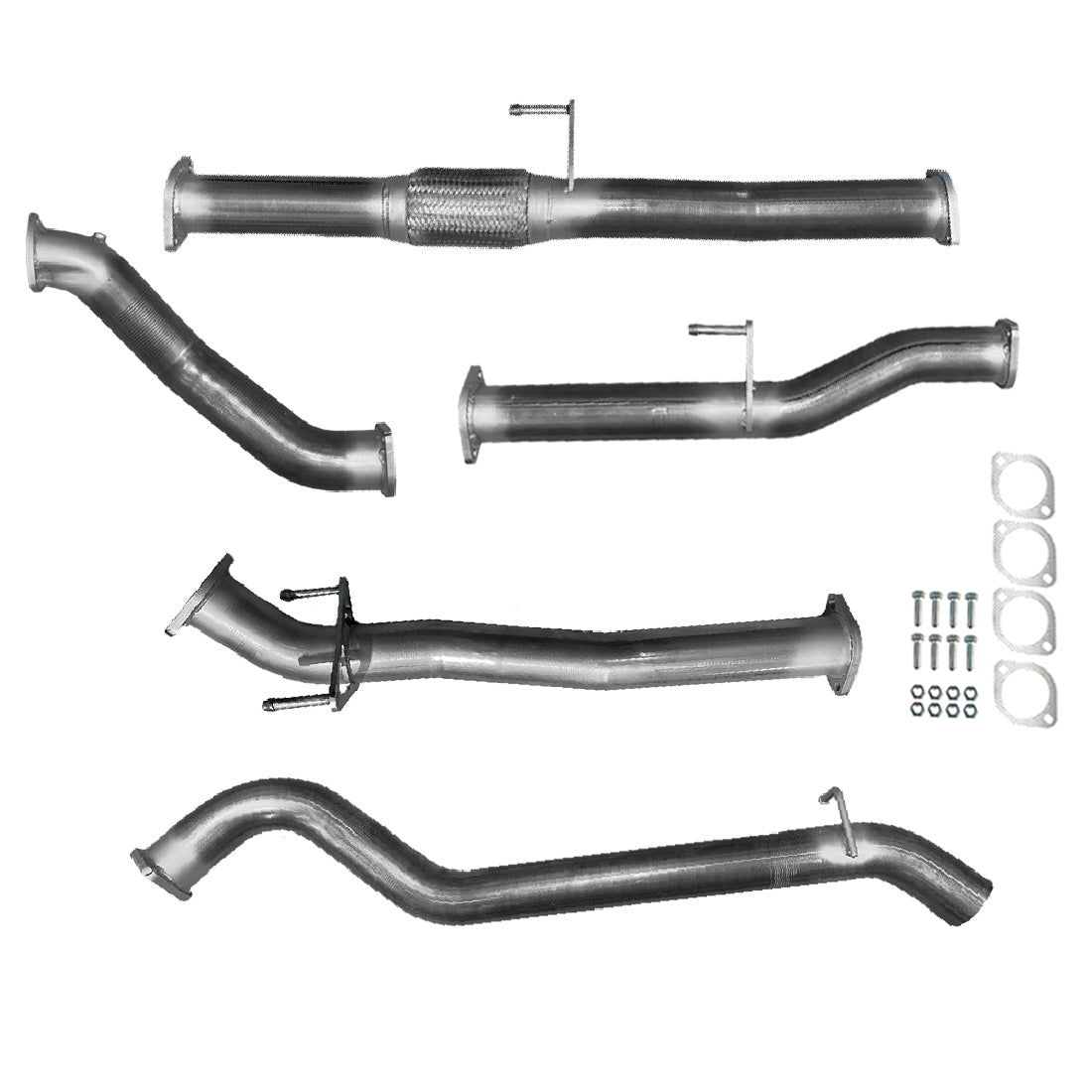 Toyota Hilux Exhaust 3L D4D 3" Turbo Back Systems