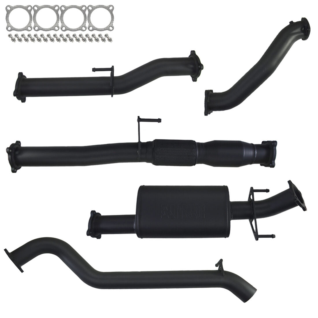 Toyota Hilux Exhaust 3L D4D 3" Turbo Back Systems