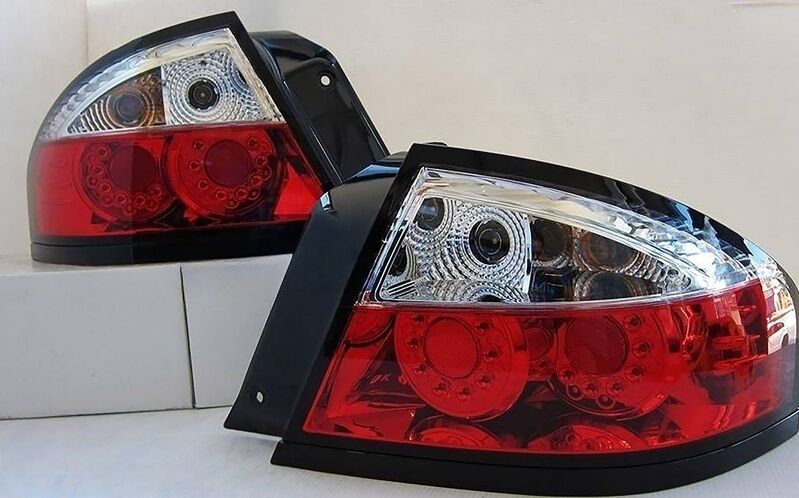 Clear RED LED Tail Lights Fit For Ford Falcon BA BF XR6 XR8 4 Door SEDAN 2002-2007