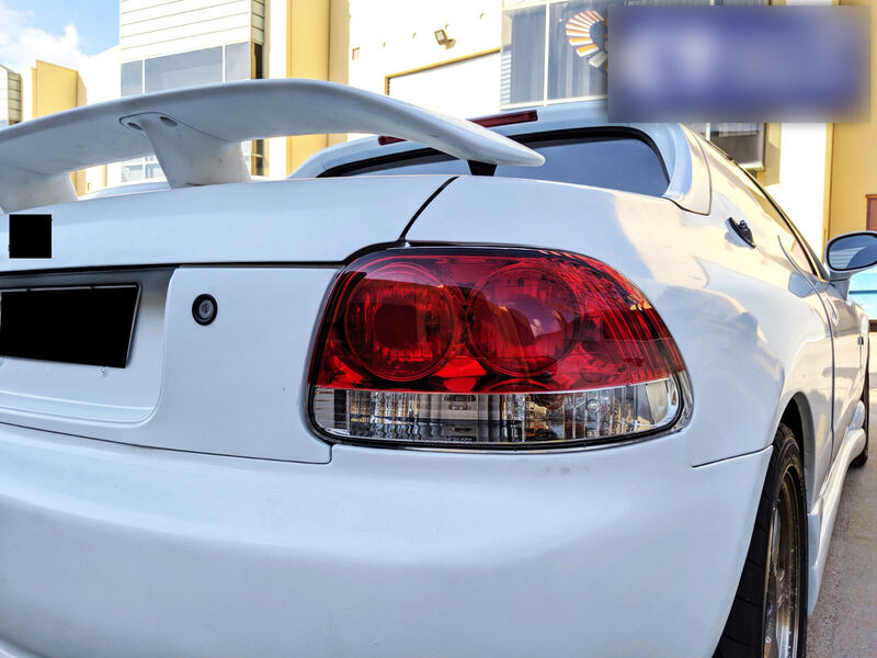 Crystal Clear Red Tail Lights Fit For Honda CRX Del Sol 1992-1998