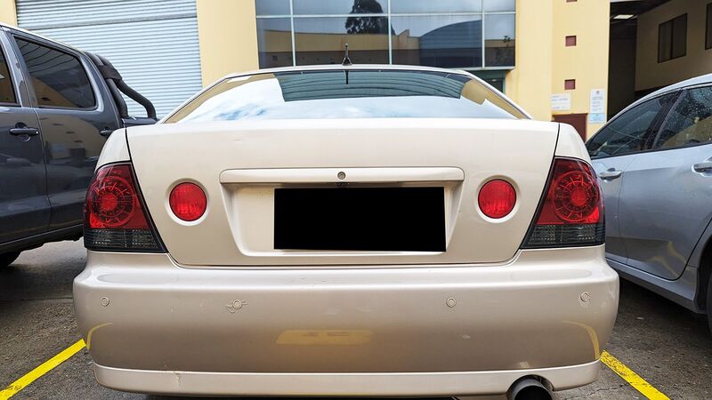 Smoke Red LED Tail Lights Fit For Lexus IS200 IS300 Toyota Altezza 1999-2005