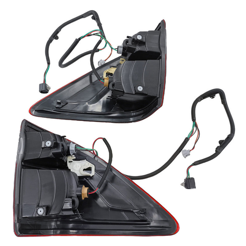 4 Pcs Outer + Inner Rear Tail Lights Brake Lamp Fit For Mazda BT-50 2015-2020