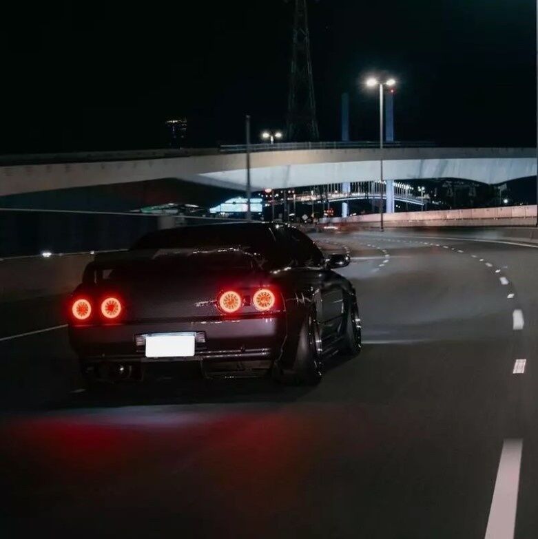 78 Works Fiber Ring LED Taillights Fit For Nissan Skyline R32 GTR GTST 2 Door Coupe 1989-1994