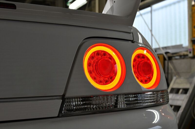 78 Works Fiber Ring LED Taillights Fit For Nissan Skyline R33 GTR GTS25T GTST 1993-1998