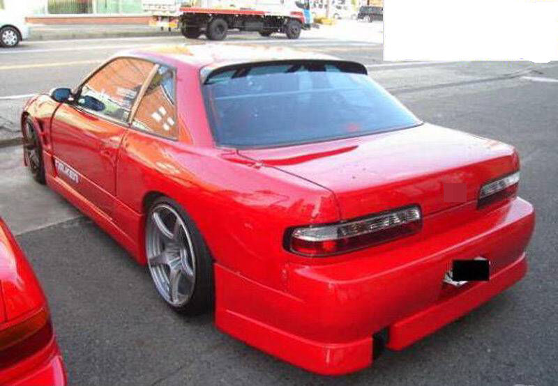 Clear Red LED Tail Lights Fit For Nissan Silvia S13 DMAX 1989-1994