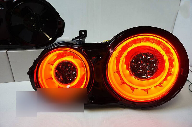 Crystal Eye Smoke Red 3D LED Stripe Bar Tail Lights Fit For Nissan GTR R35 VQ38 2007-2021