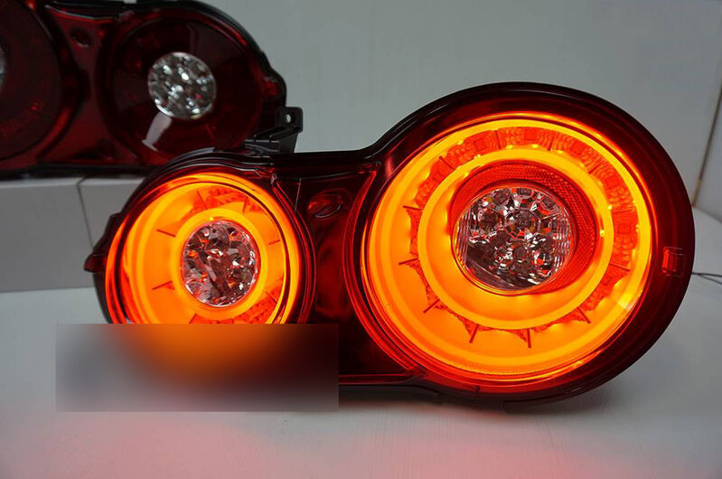 Crystal Eye Clear Red 3D LED Stripe Bar Tail Lights Fit For Nissan GTR R35 VQ38 2007-2021