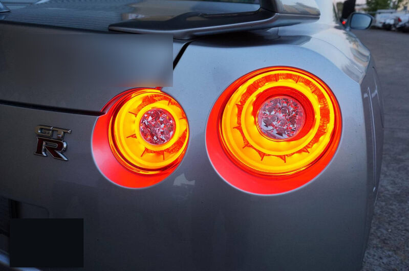 Crystal Eye Clear Red 3D LED Stripe Bar Tail Lights Fit For Nissan GTR R35 VQ38 2007-2021