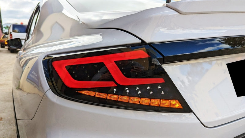 Black Edition Full LED Dynamic Tail Lights Fit For Subaru WRX VB 2022-2024