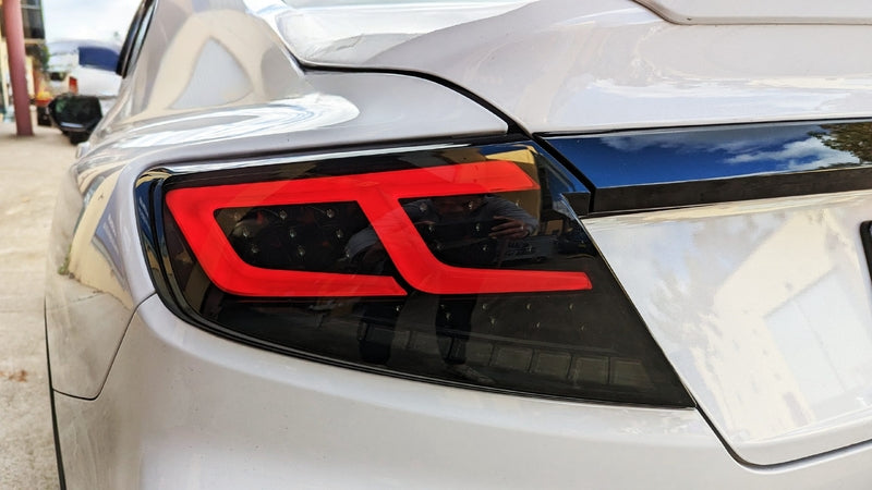 Black Edition Full LED Dynamic Tail Lights Fit For Subaru WRX VB 2022-2024