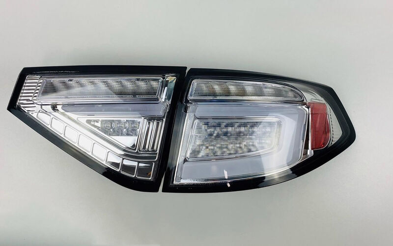 Clear LED 3D Dynamic Indicator Tail Lights Fit For Subaru Impreza WRX RS STI 2008-2013