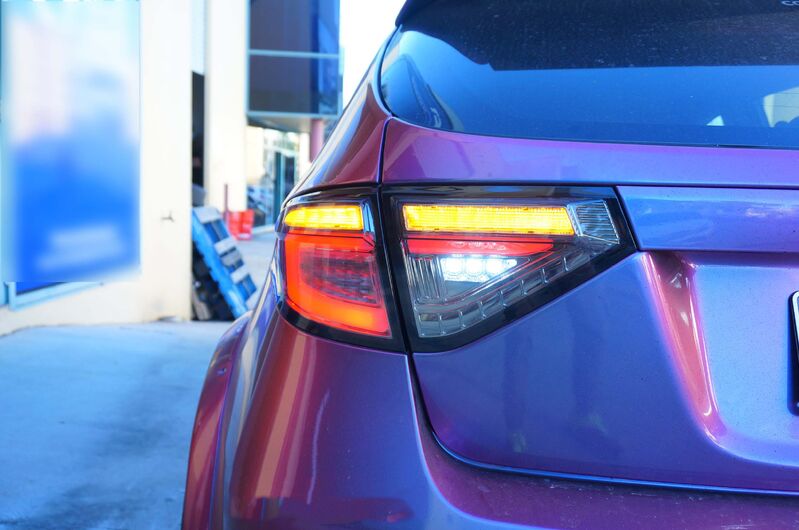 Clear (Red Bar) LED 3D Dynamic Indicator Tail Lights Fit For Subaru Impreza WRX RS STI 2008-2013