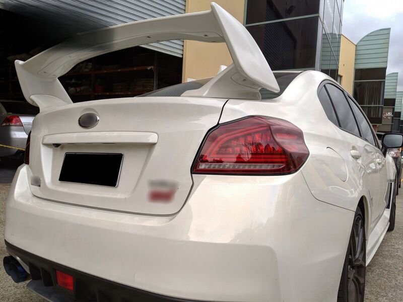 Clear Red Full LED V3 Dynamic Indicator LED Tail Lights Fit For Subaru WRX STI VA 2015-2021