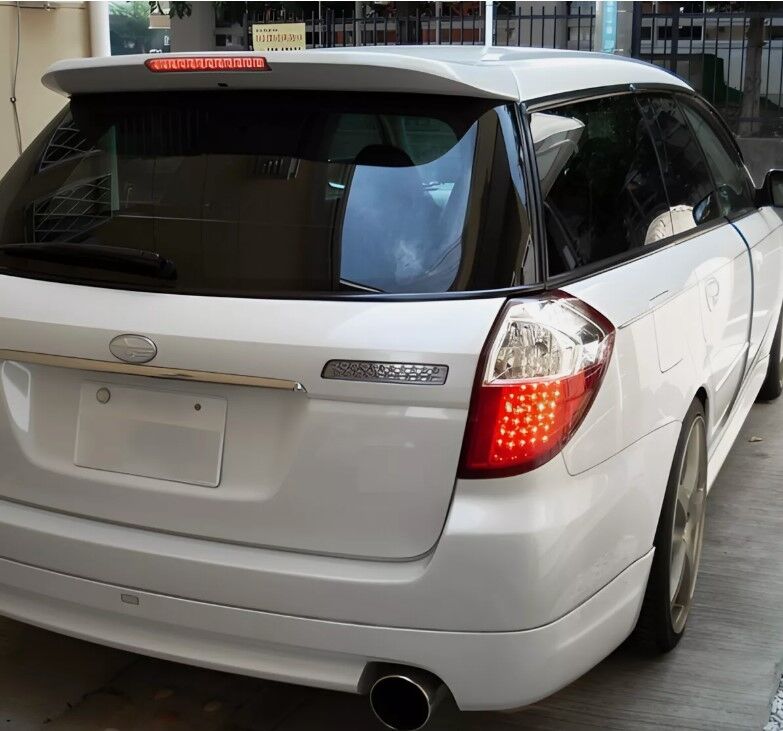 Clear Red LED Tail Lights Fit For Subaru Legacy Liberty Outback 2003-2009