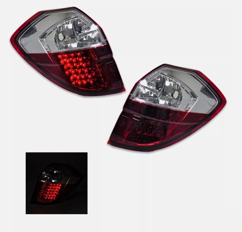 Clear Red LED Tail Lights Fit For Subaru Legacy Liberty Outback 2003-2009