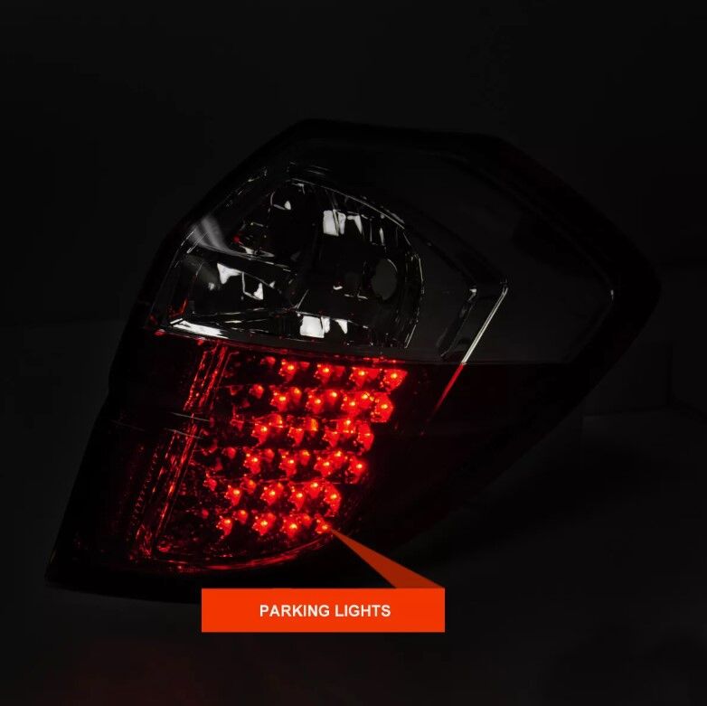 Clear Red LED Tail Lights Fit For Subaru Legacy Liberty Outback 2003-2009