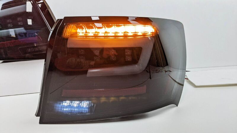 Black Edition Red LED Taillights Dynamic Signal Fit For Subaru Impreza WRX STI G3 4D 2008-2013
