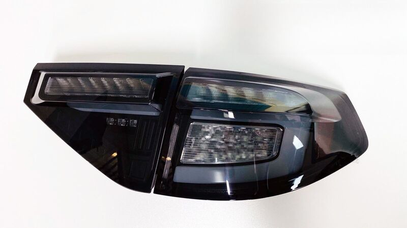 Black Edition 3D Dynamic Indicator LED Taillight Fit For Subaru Impreza WRX RS STI Hatchback
